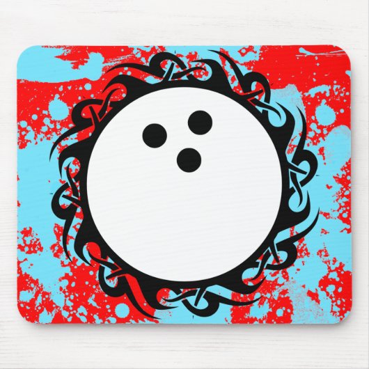 Tapis De Souris bowling tribal (Devant)