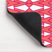 Tapis De Souris Bowties rouges et roses (Coin)