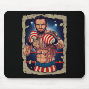 Tapis De Souris Boxe Abe Lincoln 4 juillet Chemise Abe Lincoln J