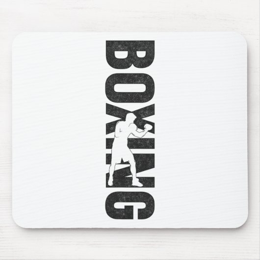 Tapis De Souris Boxe Boxe Vintage 6 (Devant)