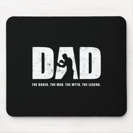 Tapis De Souris Boxe de père pour hommes (Devant)
