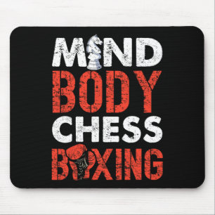 Tapis De Souris Boxe d'échecs du corps mental Pionate Spirit