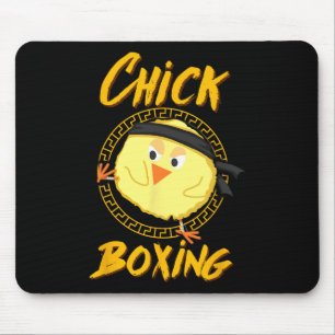 Tapis De Souris Boxe féminine T-shirt de kickboxing pour concurren