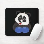 Tapis De Souris Boxe - Ours Panda (Avec souris)
