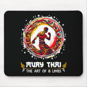 Tapis De Souris Boxe thaïlandaise Muay Thai Kickboxing MMA Thaïlan