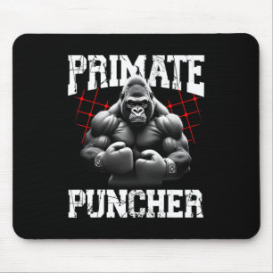 Tapis De Souris Boxer à gorille musculaire à poinçonnets Primate A