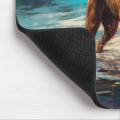 Tapis De Souris Boxer Beach Surfing Peinture (Coin)