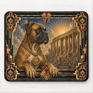 Tapis De Souris Boxer, Chien Art Déco