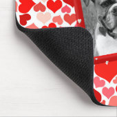 Tapis De Souris Boxer Coeurs de chien mousepad (Coin)