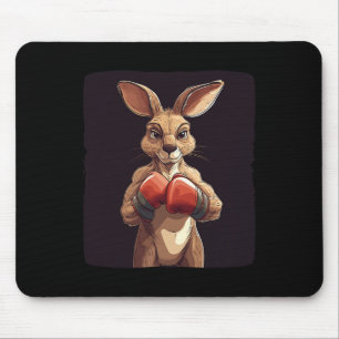 Tapis De Souris Boxer Gourmand Kangaroo Pour Un Punch Léger
