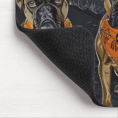 Tapis De Souris Boxer Halloween Épouvantable (Coin)