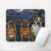 Tapis De Souris Boxer Halloween Épouvantable (Avec souris)