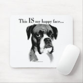 Tapis De Souris Boxer Happy Face (Avec souris)