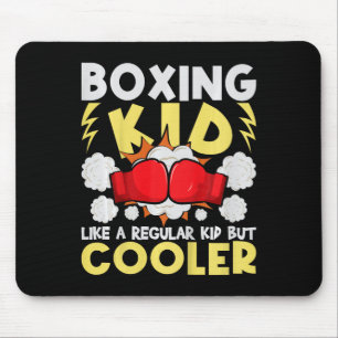 Tapis De Souris Boxer Kid Comme Un Enfant Régulier Mais Glacière -