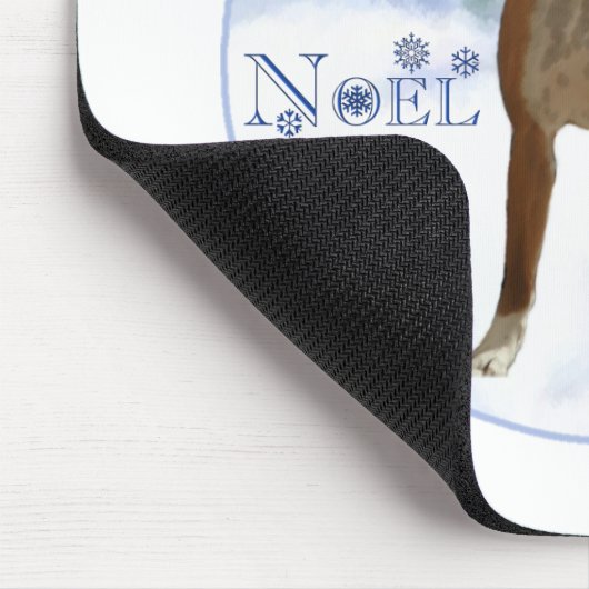 Tapis De Souris Boxer Noel (Coin)