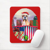 Tapis De Souris Boxer Noël Surprise (Avec souris)