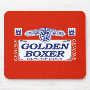 Tapis De Souris Boxeur d'or