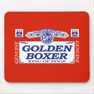 Tapis De Souris Boxeur d'or
