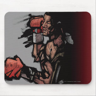 Tapis De Souris Boxeur se couchant