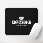 Tapis De Souris Boxeuse maman boxeuse mère fière boxeuse maman (Avec souris)