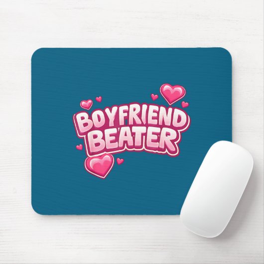 Tapis De Souris Boyfriend Beater Funny Tee  (Avec souris)