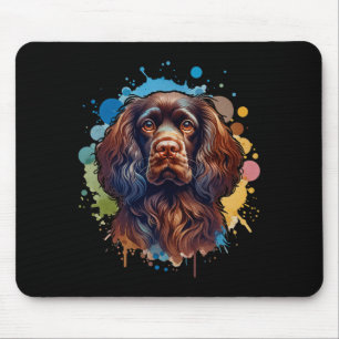 Tapis De Souris Boykin Spaniel Artwork Chien Confort Couleurs Adul