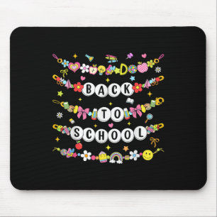 Tapis De Souris Bracelet Bon Retour à l'École Premier Jour d'École
