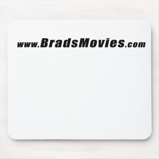 Tapis De Souris BradsMovies Logo Design sur un (Devant)