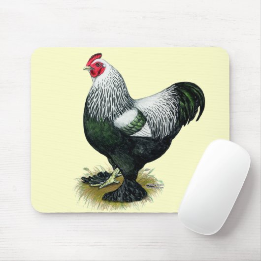 Tapis De Souris Brahma : Coq foncé (Avec souris)