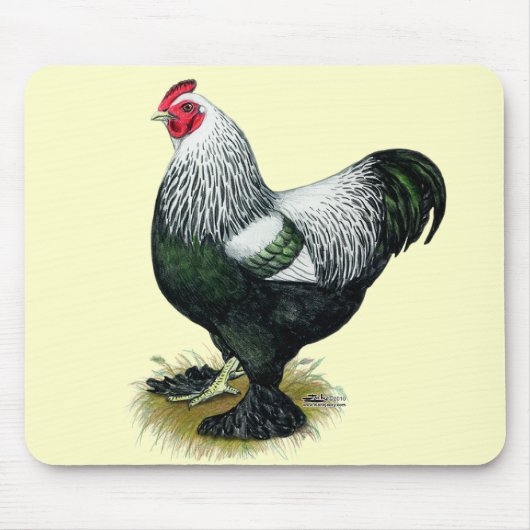 Tapis De Souris Brahma : Coq foncé (Devant)
