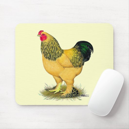 Tapis De Souris Brahma : Rooster Buff (Avec souris)