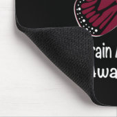 Tapis De Souris Brain Aneurysm Awareness Warrior Support Burgundy (Coin)