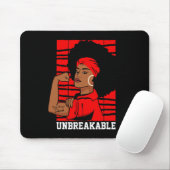 Tapis De Souris Brain Aneurysm Unbreakable Black Women Awareness  (Avec souris)