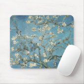 Tapis De Souris Branches d'amande de Vincent van Gogh | en fleur, (Avec souris)