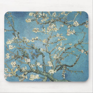 Tapis De Souris Branches d'amande de Vincent van Gogh en fleur,