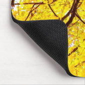 Tapis De Souris Branches d'automne - jaune or (Coin)