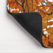 Tapis De Souris Branches de Feuilles d'érable I Orange Automne (Coin)