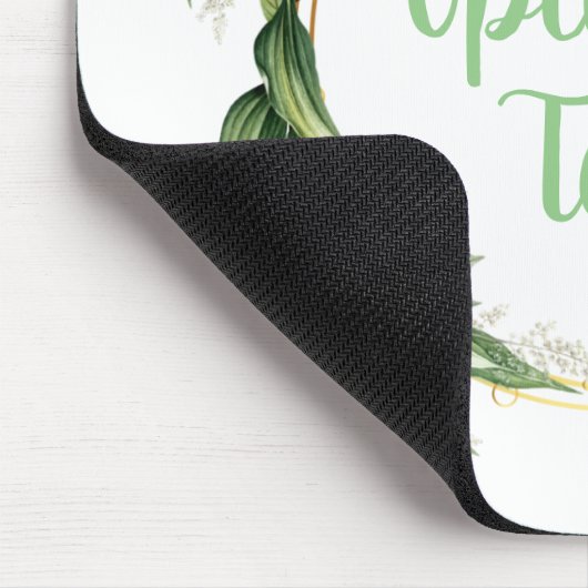 Tapis De Souris Branches d'olivier en fleurs (Coin)