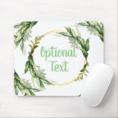 Tapis De Souris Branches d'olivier en fleurs (Avec souris)