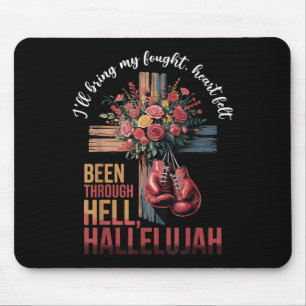 Tapis De Souris Brandon Hard Fight Hallelujah Louer Jésus Christ
