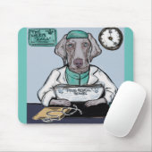Tapis De Souris Braque de Weimar (Avec souris)