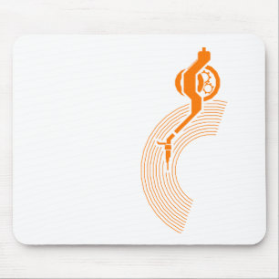 Tapis De Souris Bras de lecture - vinyle de musique de jockey de