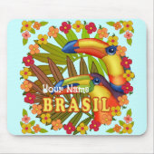 Tapis De Souris Brasil Toucans mousepad (Devant)