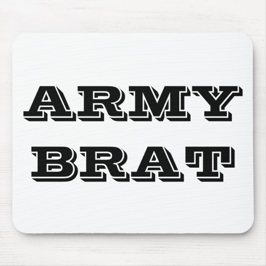 Tapis De Souris Brat de l'armée de Mousepad (Devant)