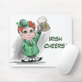 Tapis De Souris Bravo irlandais ! Mousepad (Avec souris)