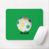 Tapis De Souris Brazil Soccer (Avec souris)