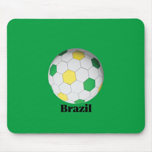 Tapis De Souris Brazil Soccer (Devant)