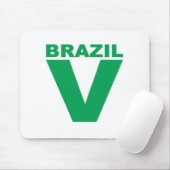 Tapis de souris  BRAZIL  VICTORY (Avec souris)