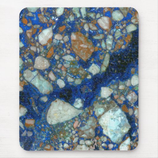 Tapis De Souris Breccia de malachite d'azurite (Devant)
