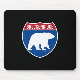 Tapis De Souris Breckenridge Colorado Bear Co Autoroute Interstate